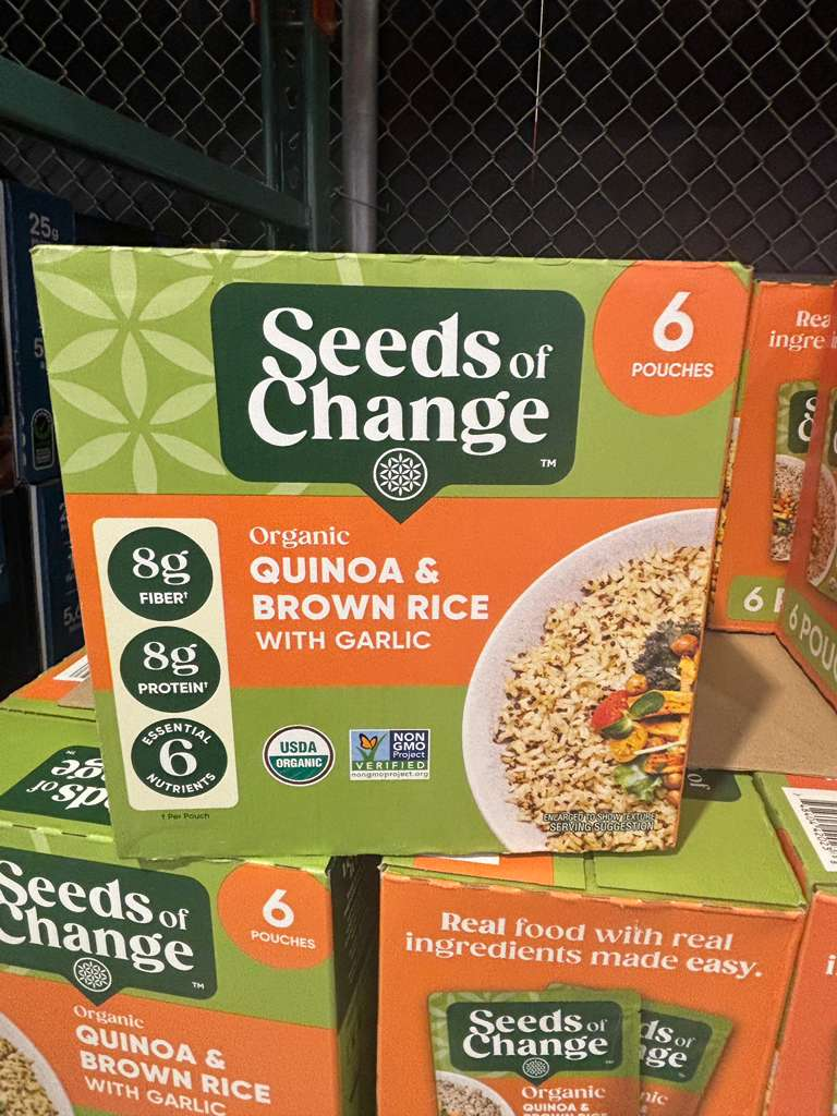 VV137 美國COSTCO SEEDS OF CHANGE 藜麥飯240GX6包 EXP:2027.02