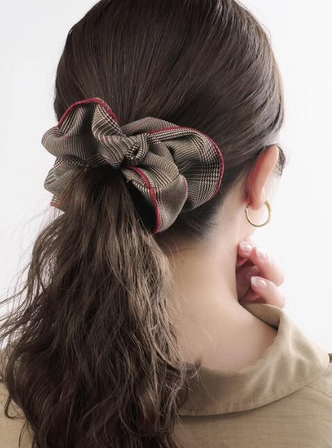 英倫風格仔大腸髮圈