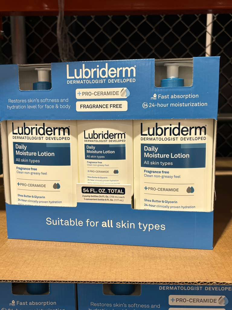 VV138 美國COSTCO LUBRIDERM 保濕乳液(2支709ML+1支177ML)