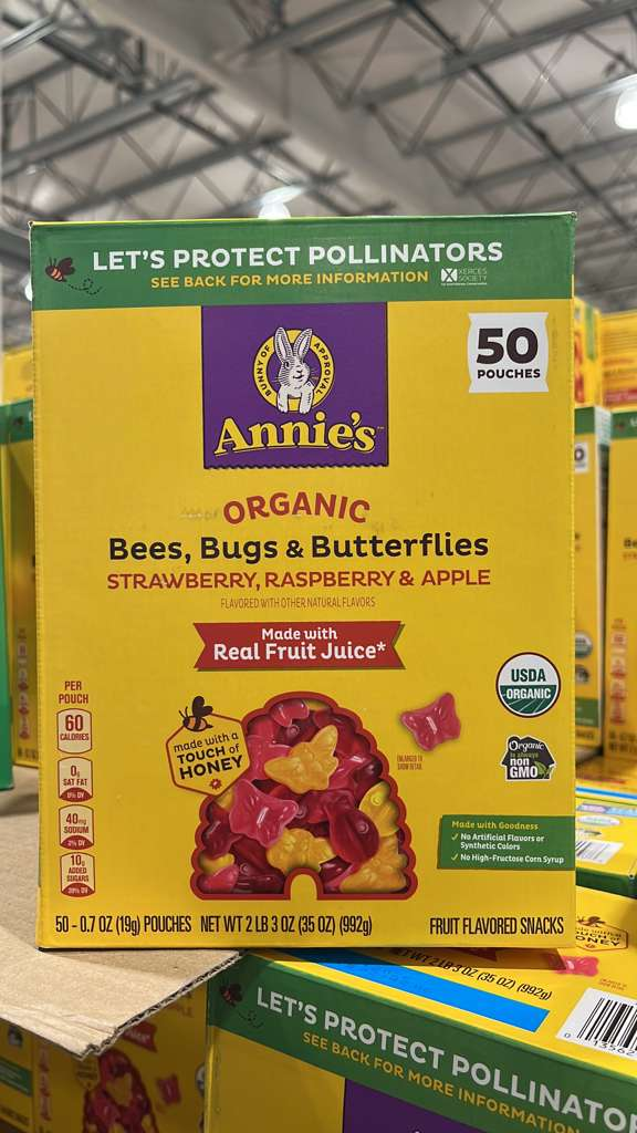 VV157 美國COSTCO ANNIE'S 有機果汁軟糖19GX50包 EXP:2026.10