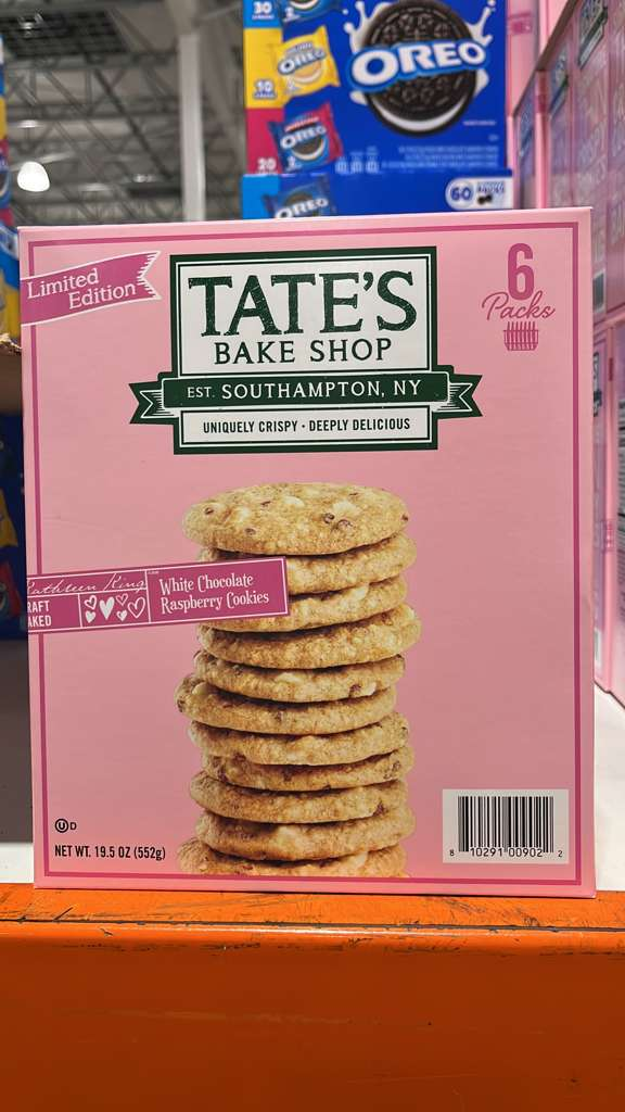 VV161 美國COSTCO TATE'S 白朱古力紅莓曲奇餅1.218LBS EXP:2026.07