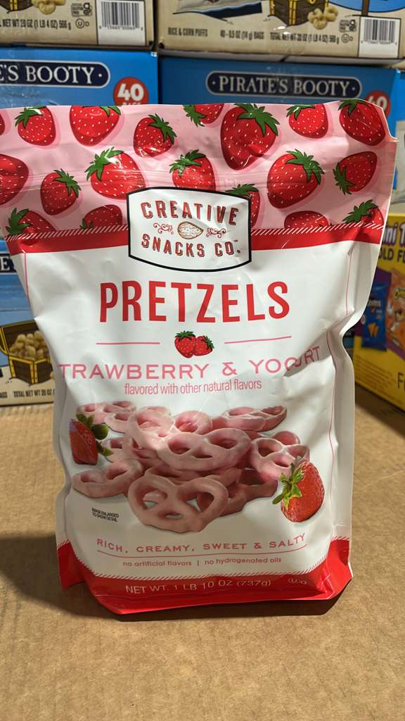 VV166 美國COSTCO CREATIVE SNACKS CO 士多啤梨乳酪脆餅737G EXP:2026.08