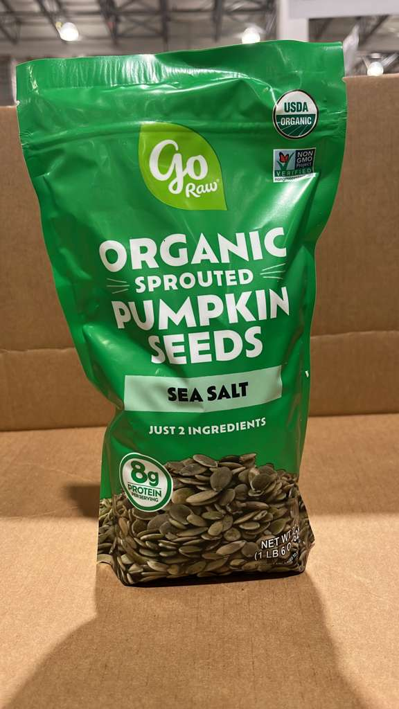 VV167 美國COSTCO GORAW 海鹽有機南瓜籽1.375LBS EXP:2026.07