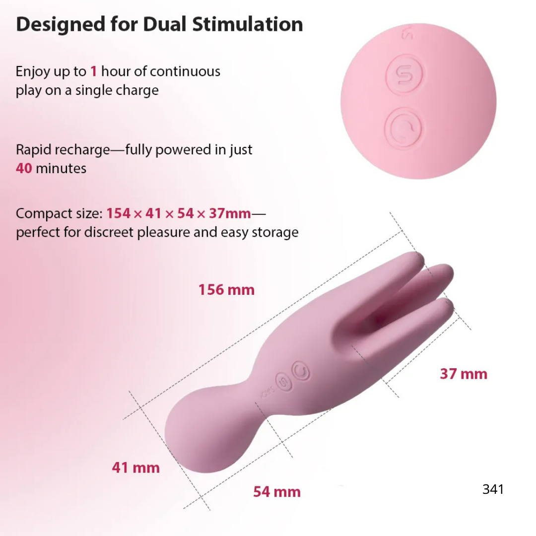 SVAKOM Nymph 手指震動按摩器 -粉紅色