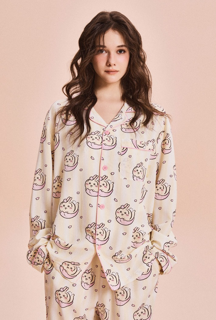 韓國限定｜SPAO x Chiikawa Long Sleeve 睡衣 (3 Colours)