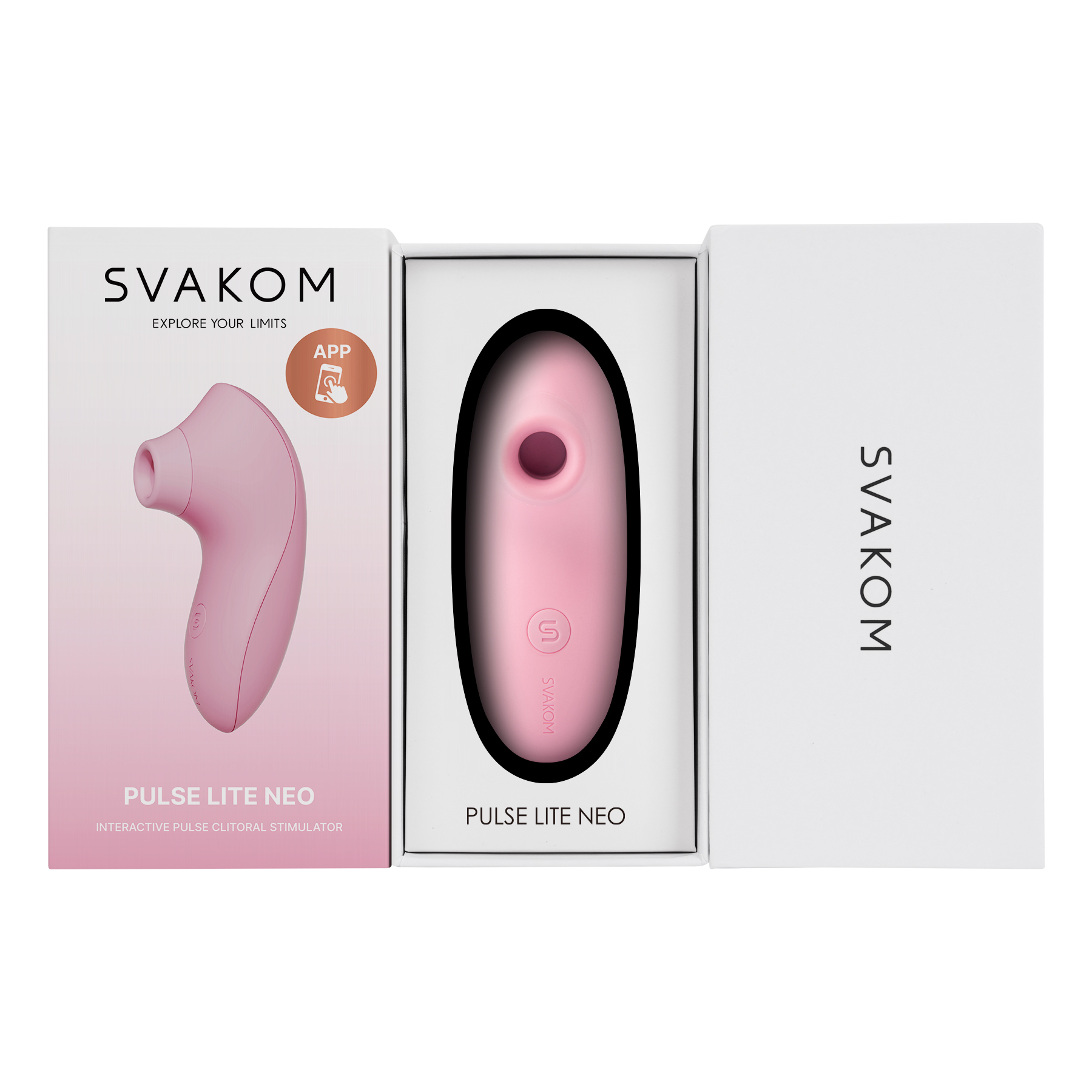 SVAKOM Pulse Lite Neo APP無線控制吸啜器 (淺粉紅/海洋藍/薰衣草)