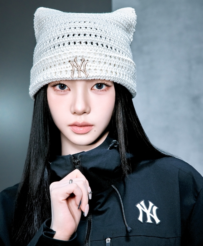 【Luxury】卡寶同款 韓國 MLB 夏季 Karina 編織 貓耳帽 3色 NY BOSTON 波士頓 洋基 春夏新品