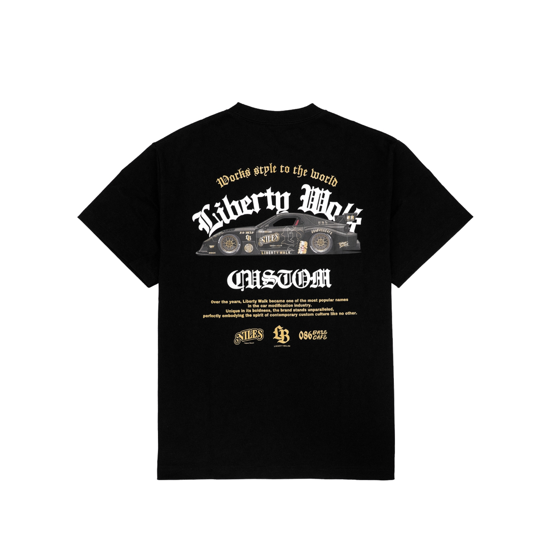 【LIBERTY WALK】0221發售 NILES×LB FD Tee