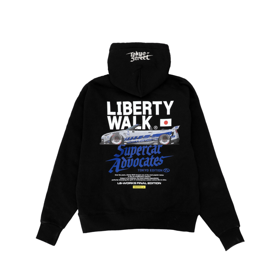 【LIBERTY WALK】0228發售LB× Supercar Advocates 35 Hoodie