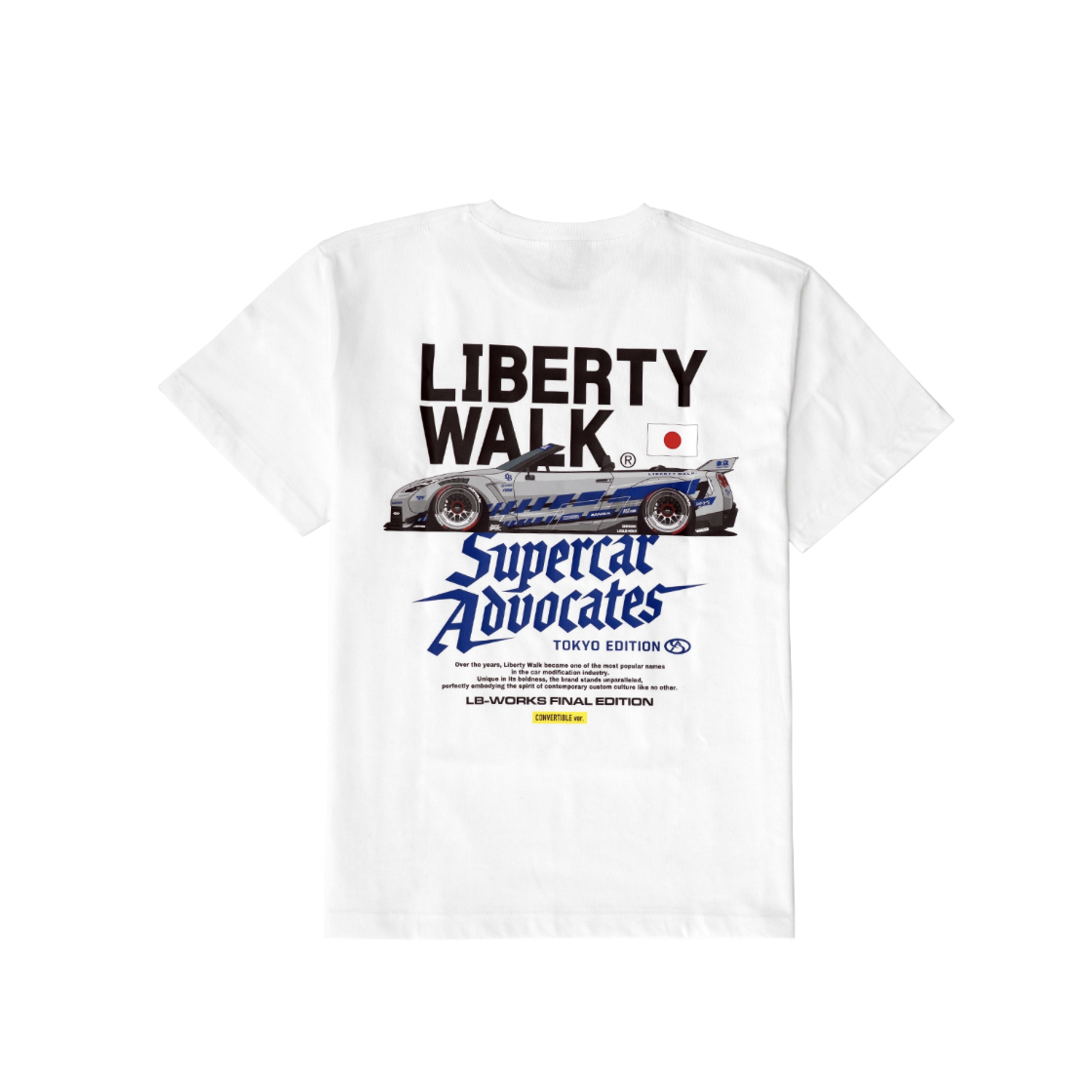 【LIBERTY WALK】0228發售LB× Supercar Advocates 35 Tee