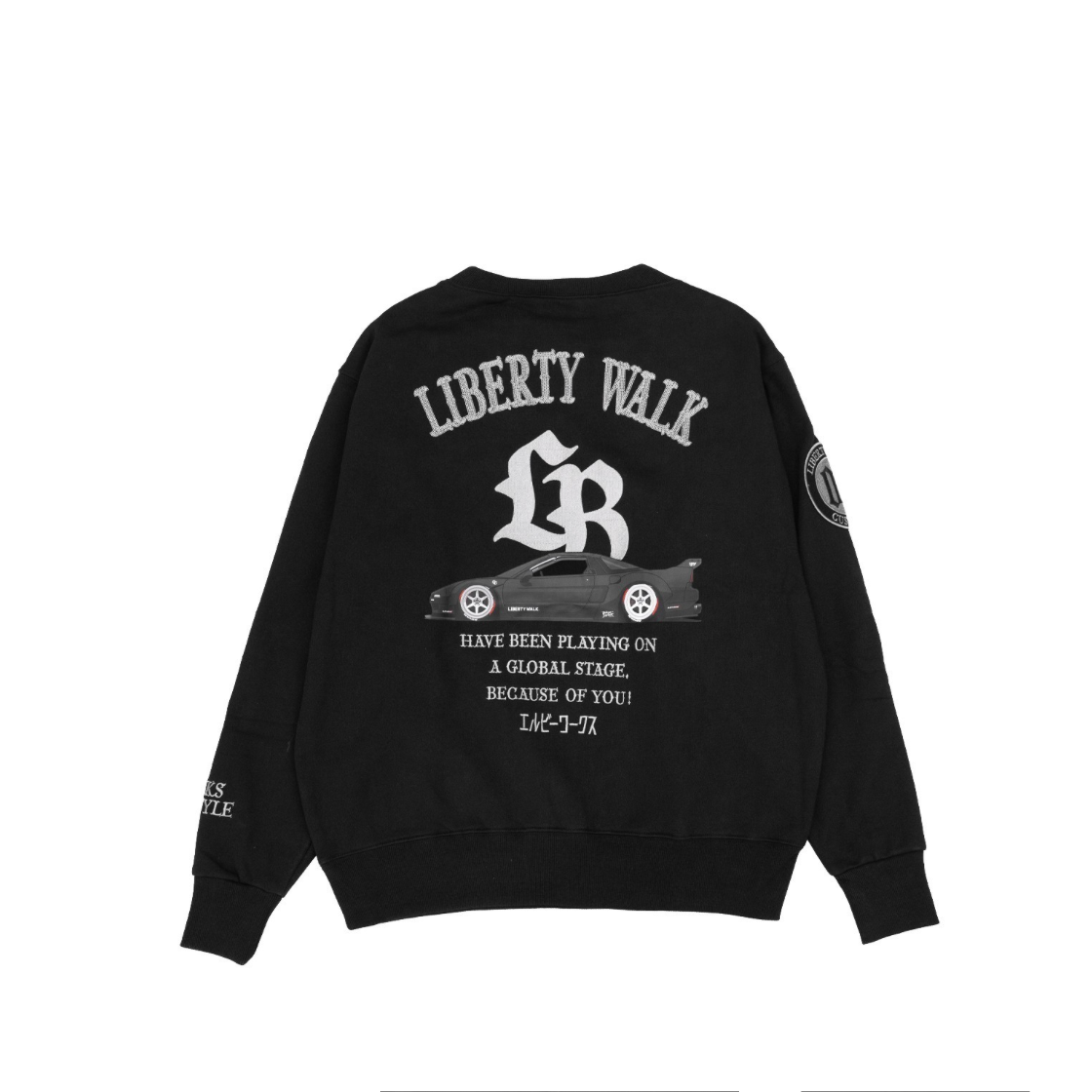 【LIBERTY WALK】0228發售LB Thorn Embroidery Logo NSX Sweatshirt