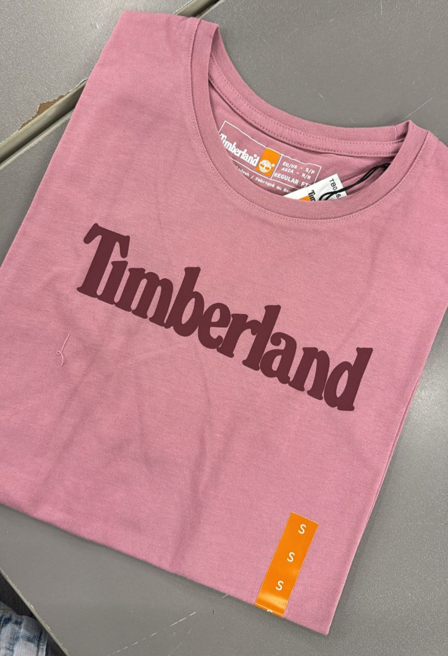 [S] TIMBERLAND PINK REGULAR FIT T-SHIRT, TB0A6AZP-EYV (SZZ1025)