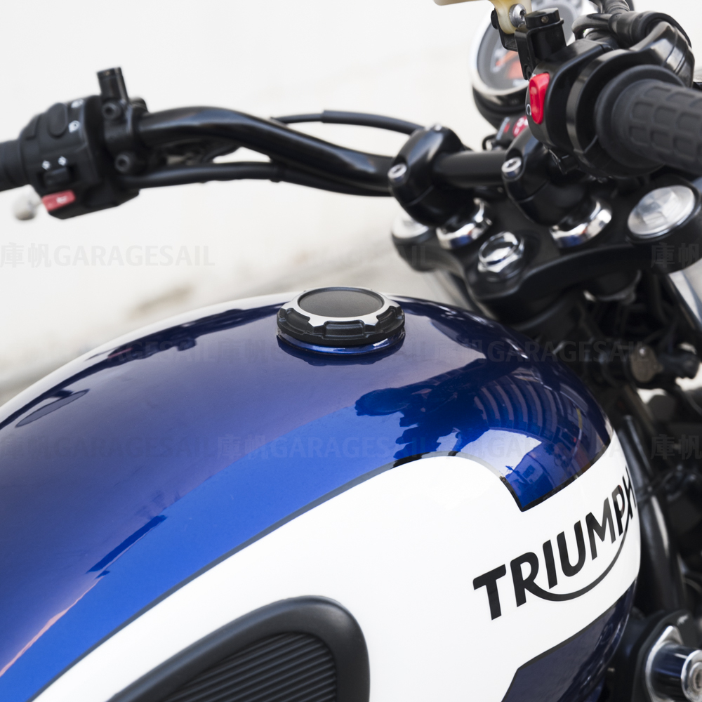 Motone 油箱蓋 TELSTAR - 黑銀