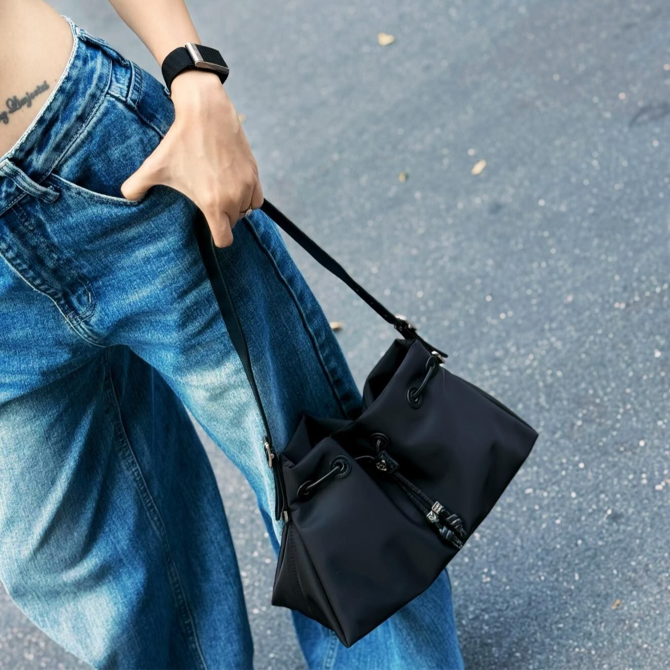 【Luxury】Ponytwentyeght May-Ya Nylon Collection SS2026 泰國包 新款 尼龍肩背包 黑色