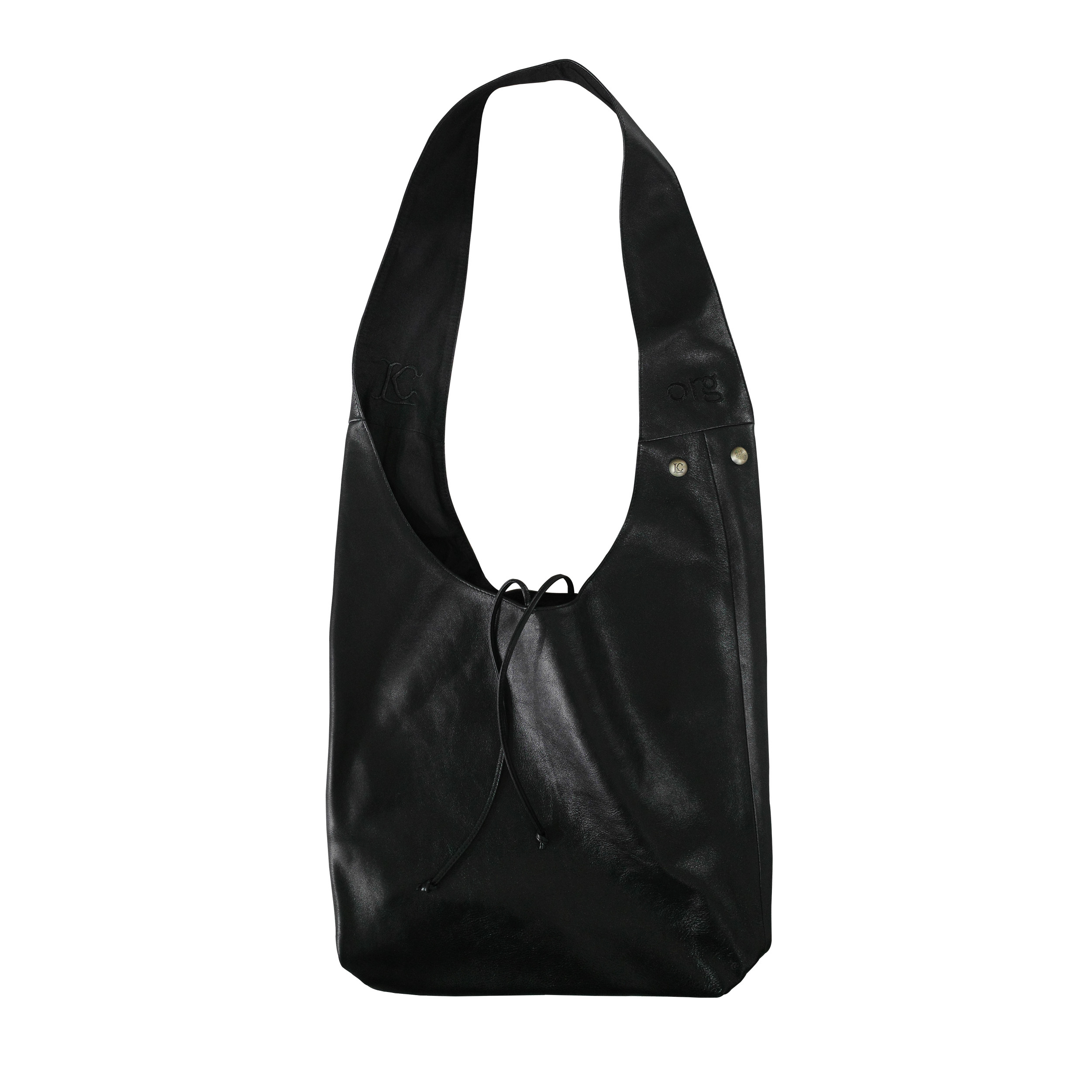 nul1.org X Liam Conner｜(nu-B16) - Luup Leather Bag  Liam Conner (Black)