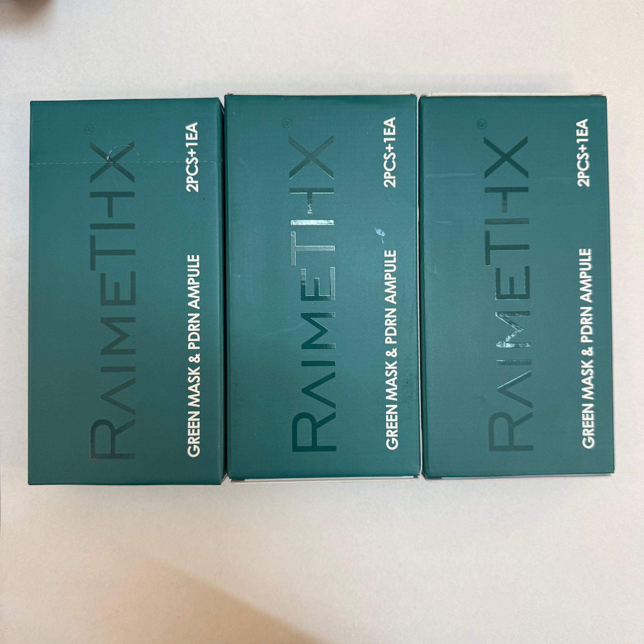 關鍵字F3. RAIMETHX Green Mask 3set 優惠價$80