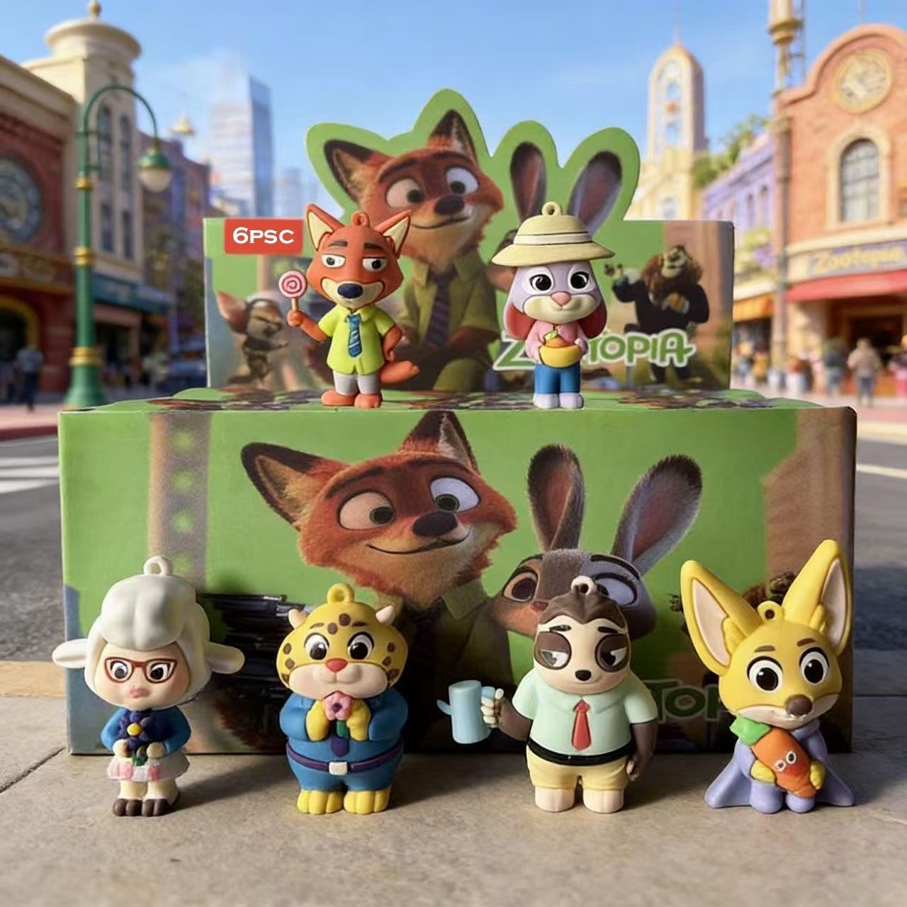 ZOOTOPIA 卡通疯狂动物城  盲盒摆件