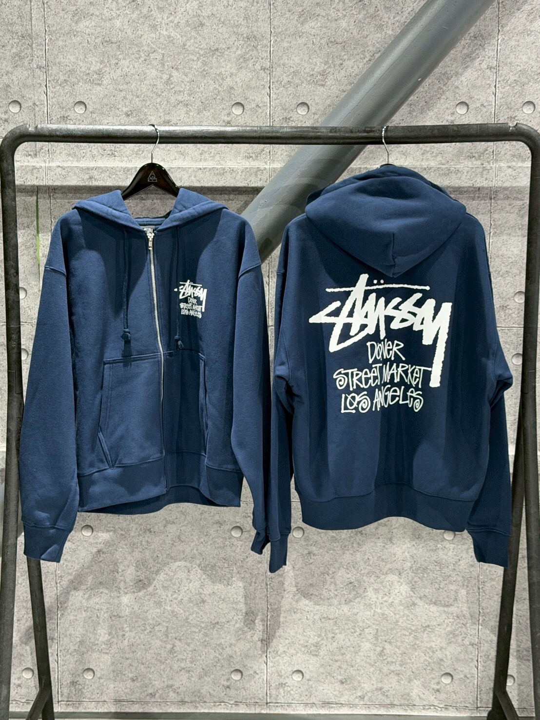 STUSSY x DSM 城市限定款 洛杉磯店鋪限定 拉鍊外套