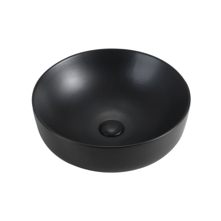 Vizio Round Countertop Basin (Matt Black)(VZ100101MB)