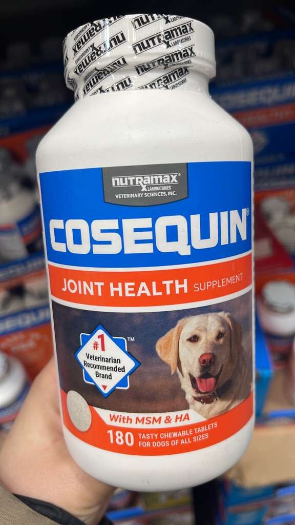 VV020 美國COSTCO Nutramax - Cosequin 犬用關節保健強效配方 ＋MSM 咀嚼片 180粒裝 EXP:2028.08