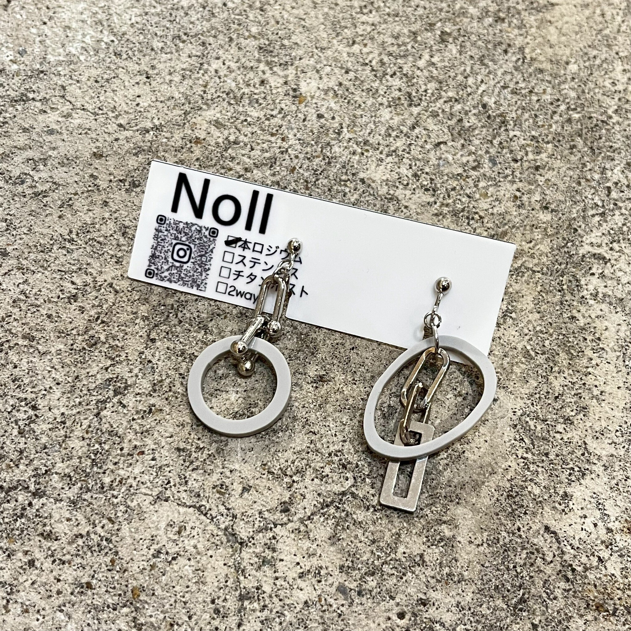 [Noll] 壓克力耳環 | 耳夾 | NO.166