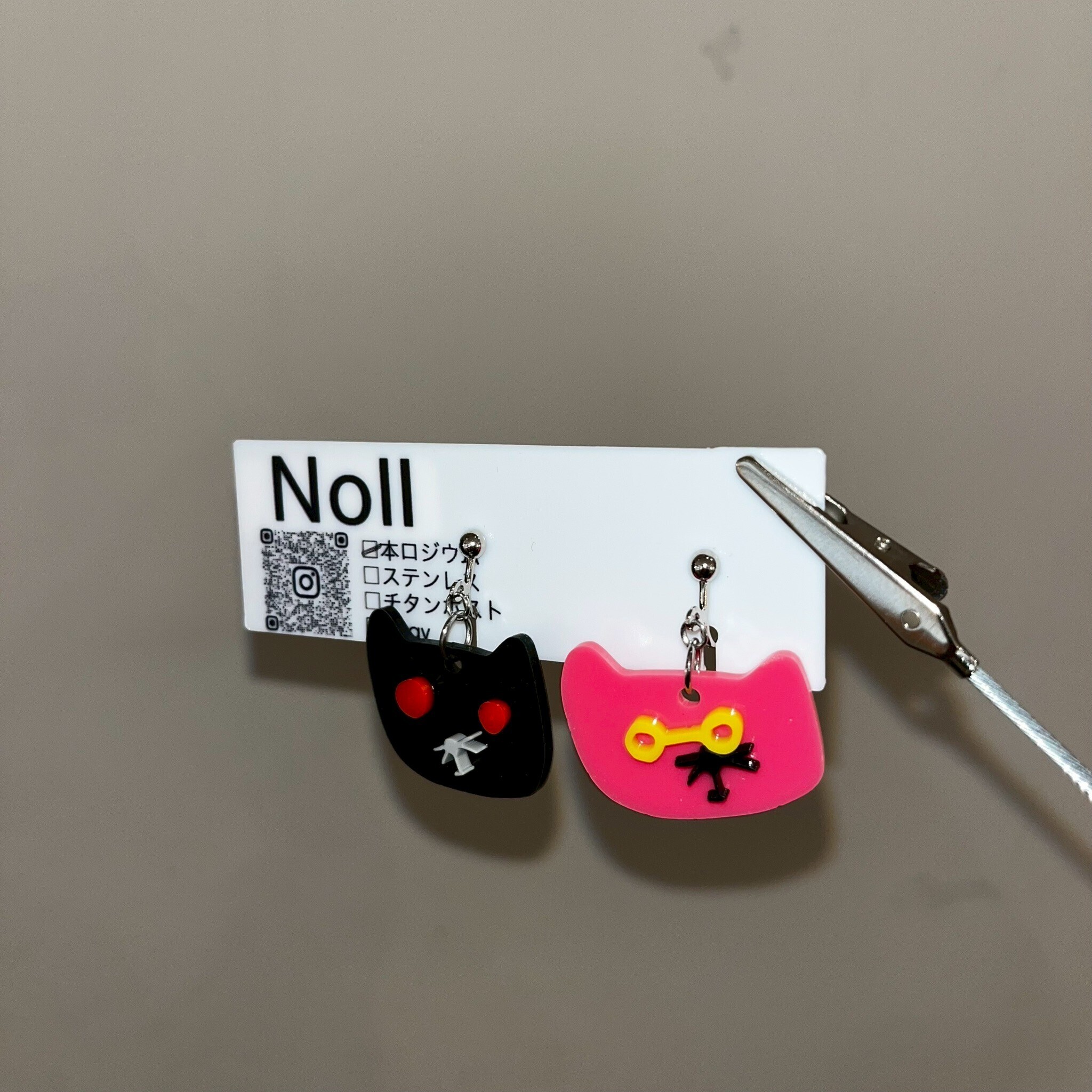 [Noll] 怪趣表情耳環 | 耳夾 | NO.179