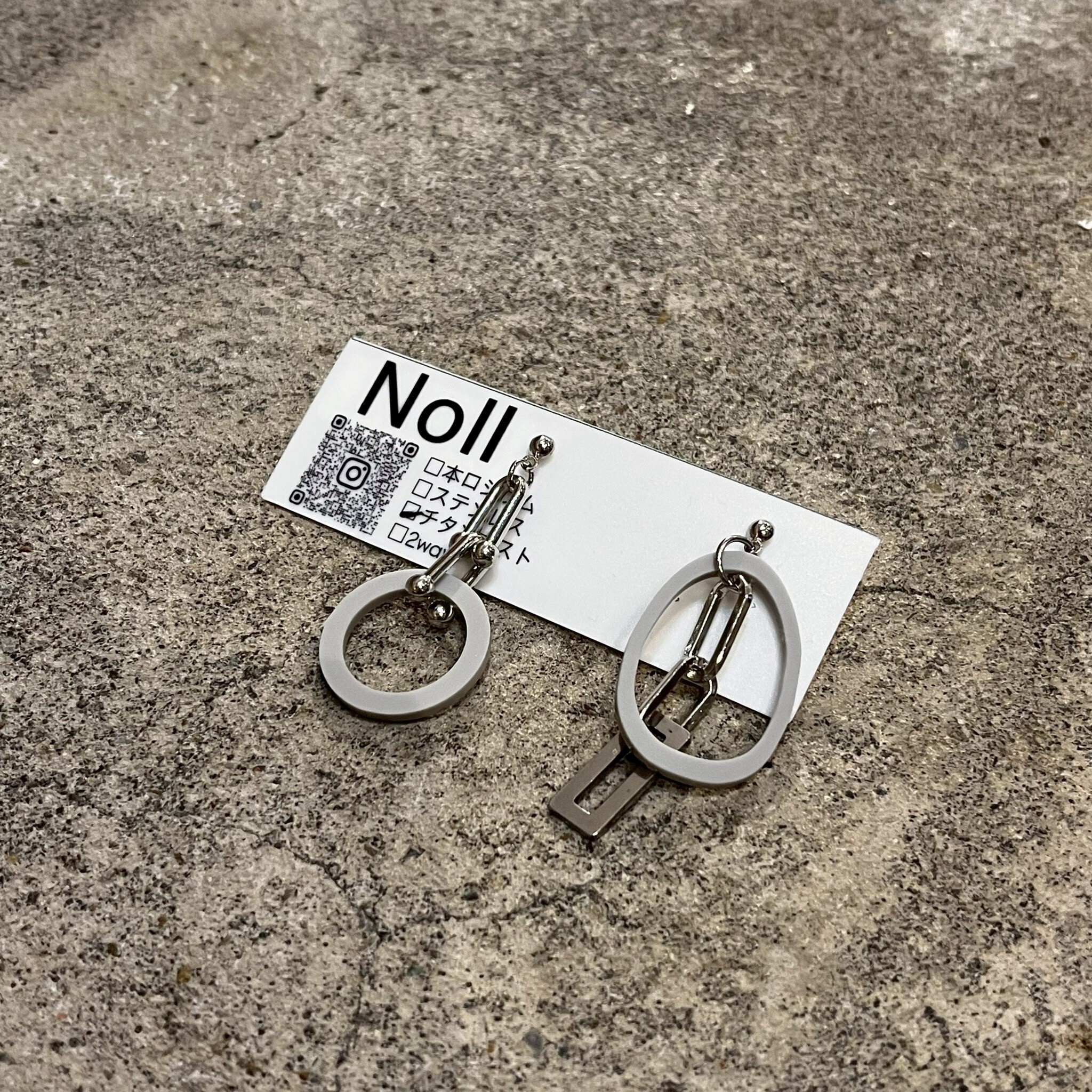 [Noll] 壓克力耳環 | 耳針 | NO.200
