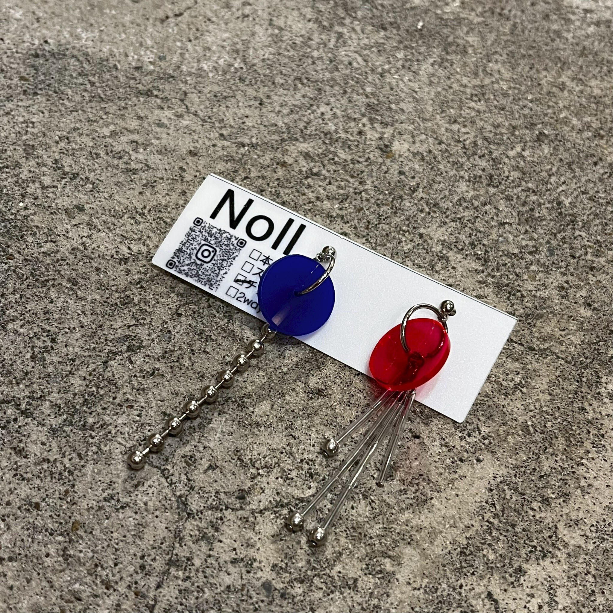 [Noll] 壓克力耳環 | 耳針 | NO.202