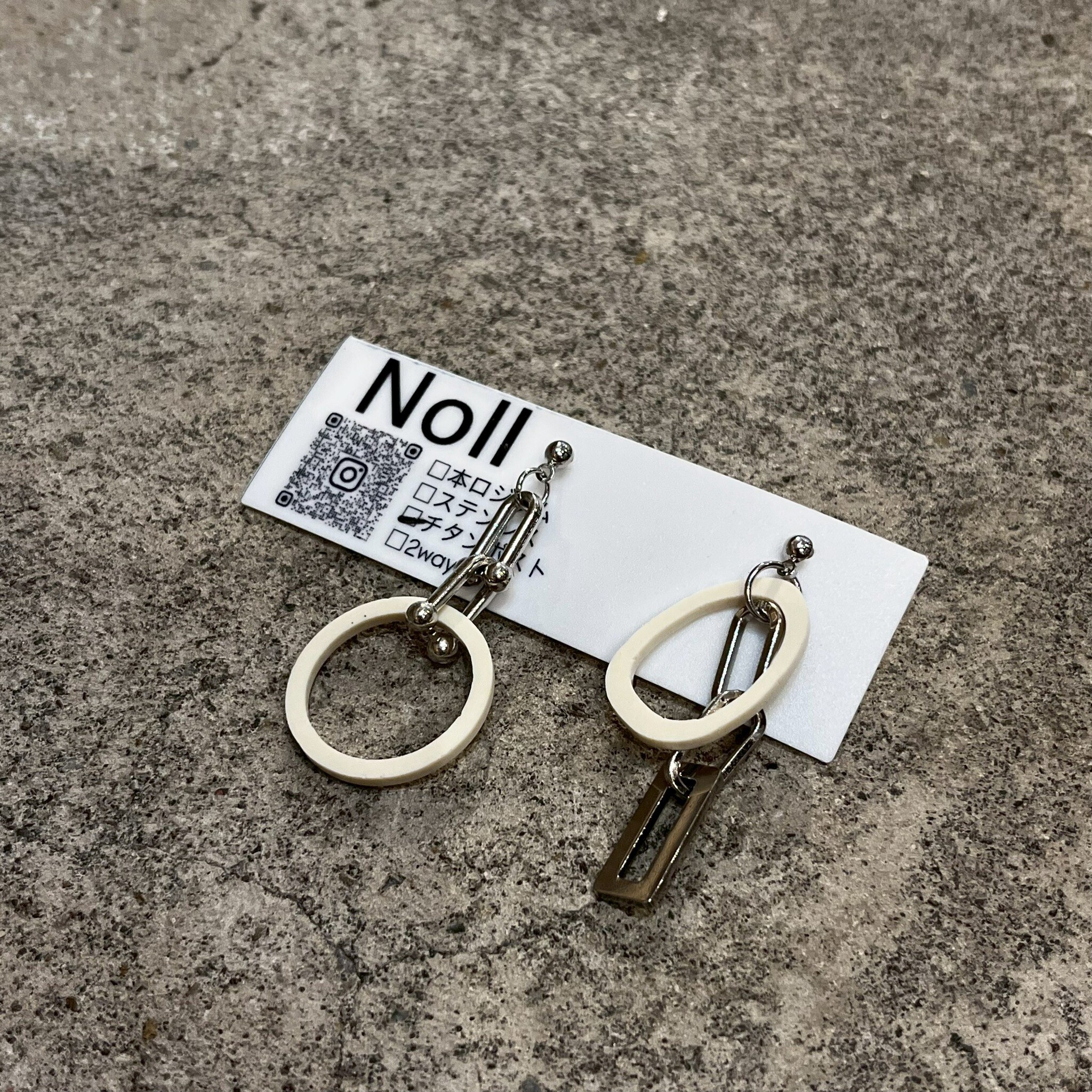 [Noll] 壓克力耳環 | 耳針 | NO.201