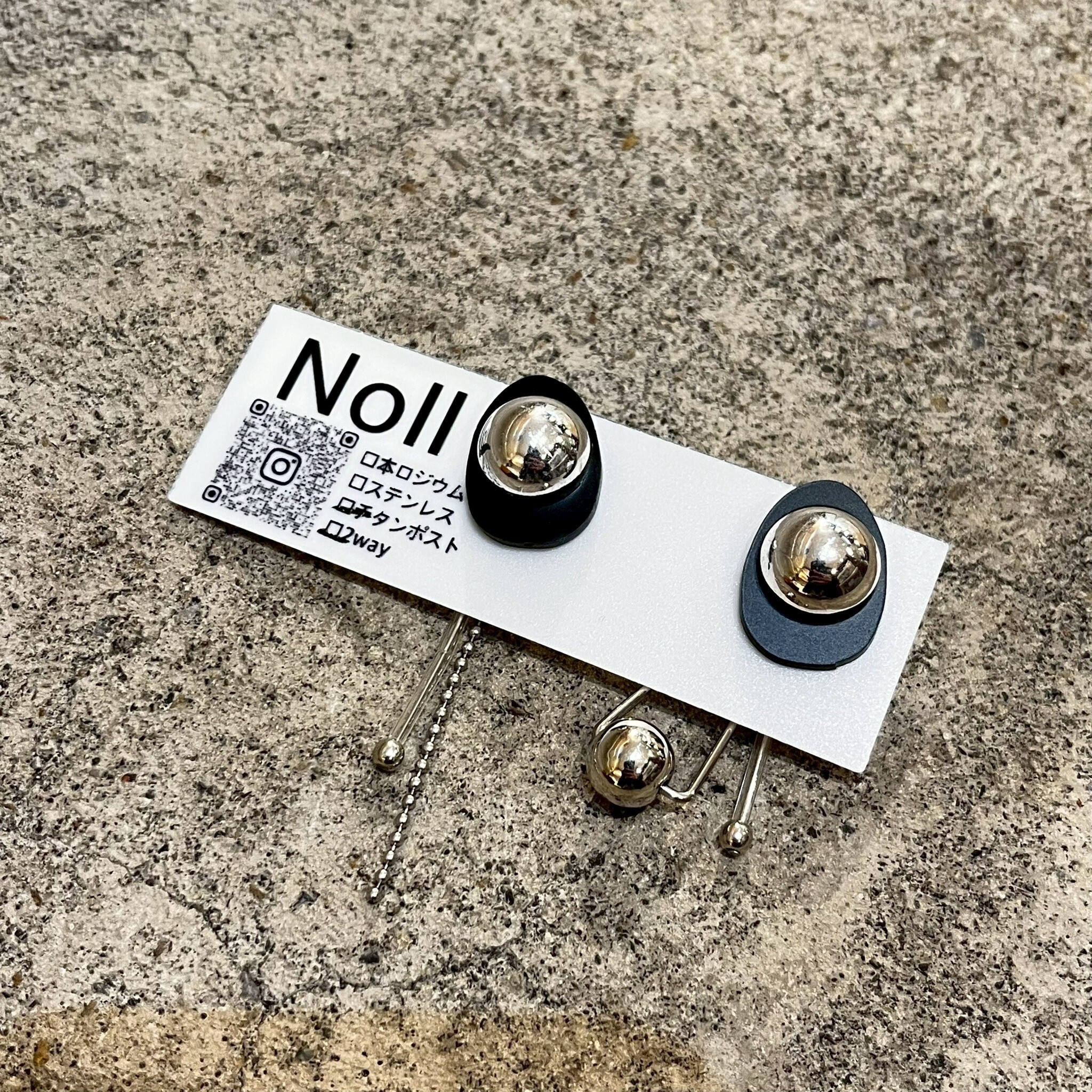 [Noll] 壓克力耳環 | 耳針 | NO.209