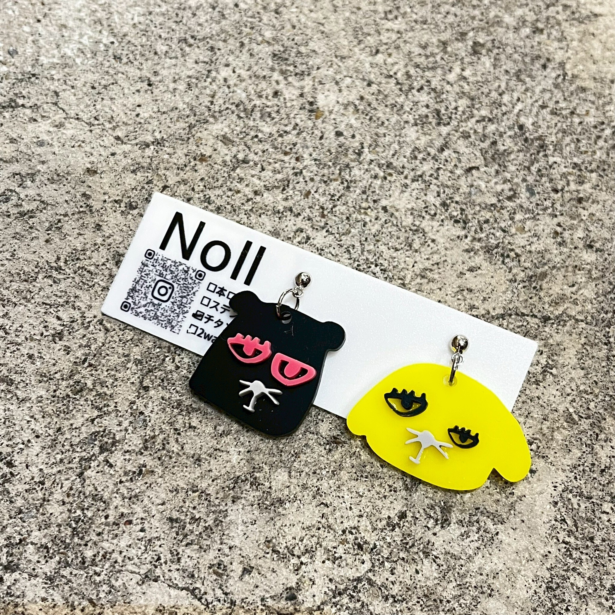 [Noll] 壓克力耳環 | 耳針 | NO.214