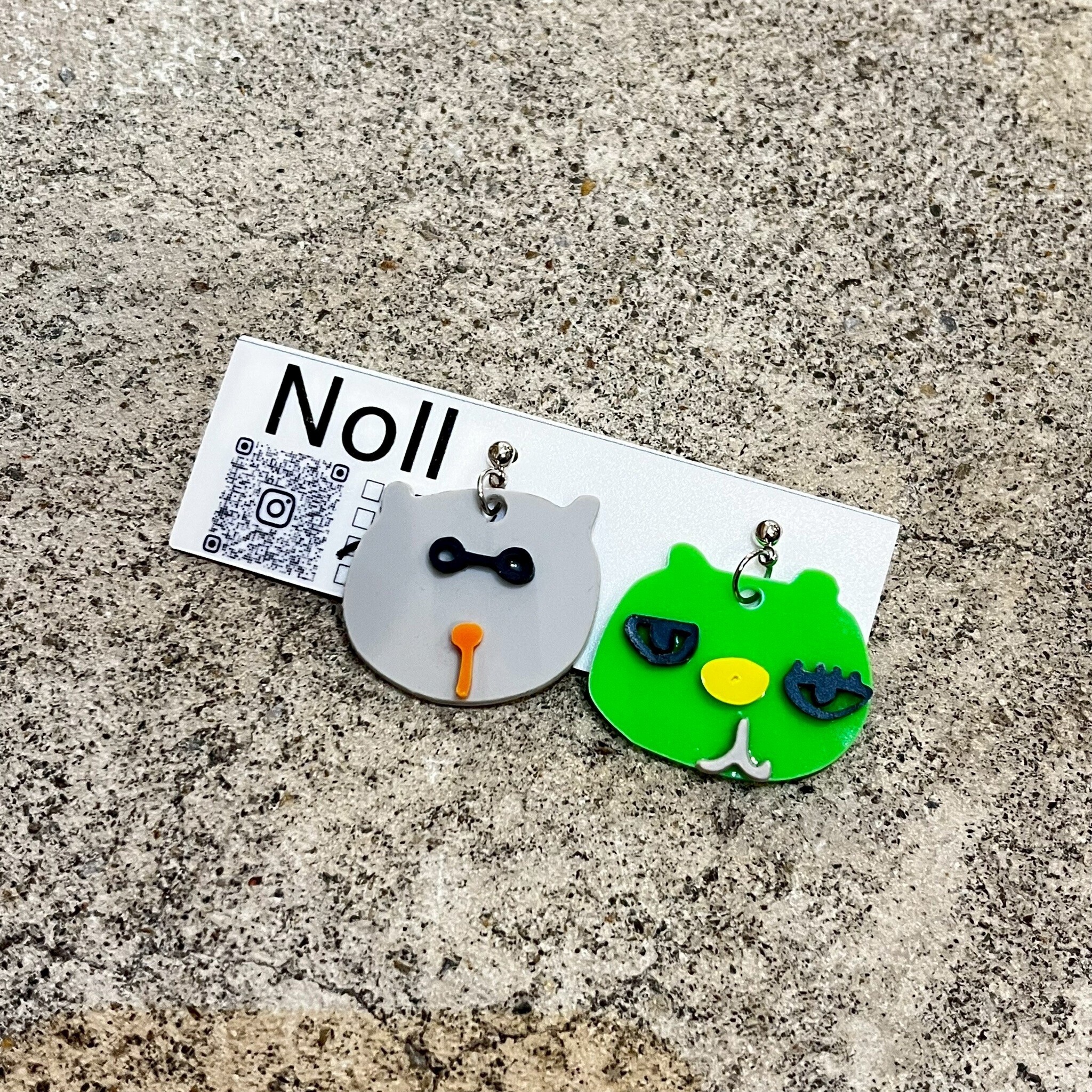 [Noll] 壓克力耳環 | 耳針 | NO.216