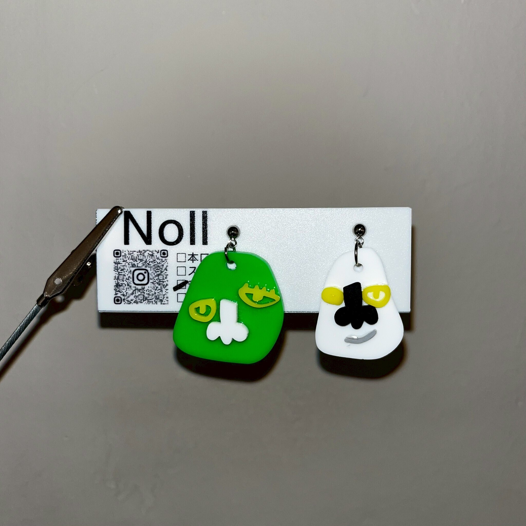 [Noll] 壓克力耳環 | 耳針 | NO.222