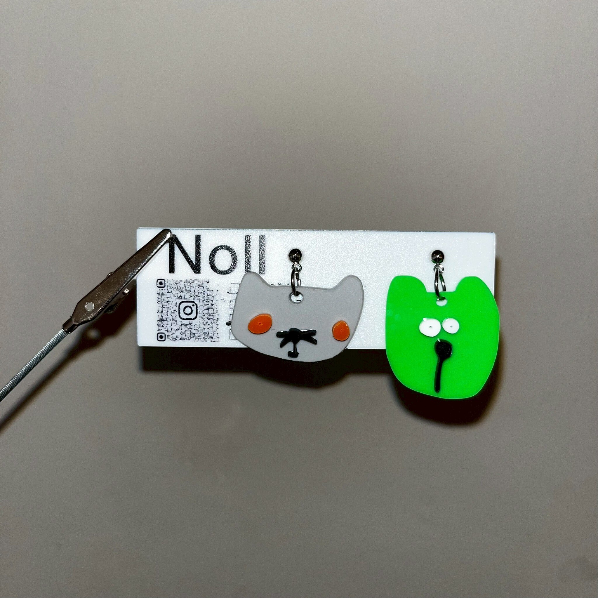 [Noll] 壓克力耳環 | 耳針 | NO.221