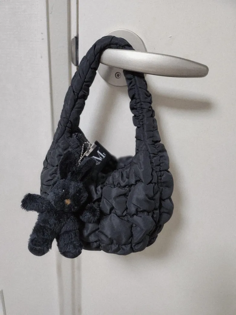 韓國 MUCENT SIGNATURE KEY RING 絨毛 吊飾 鑰匙圈 暗黑 邦妮 兔兔 BUNNY BLACK