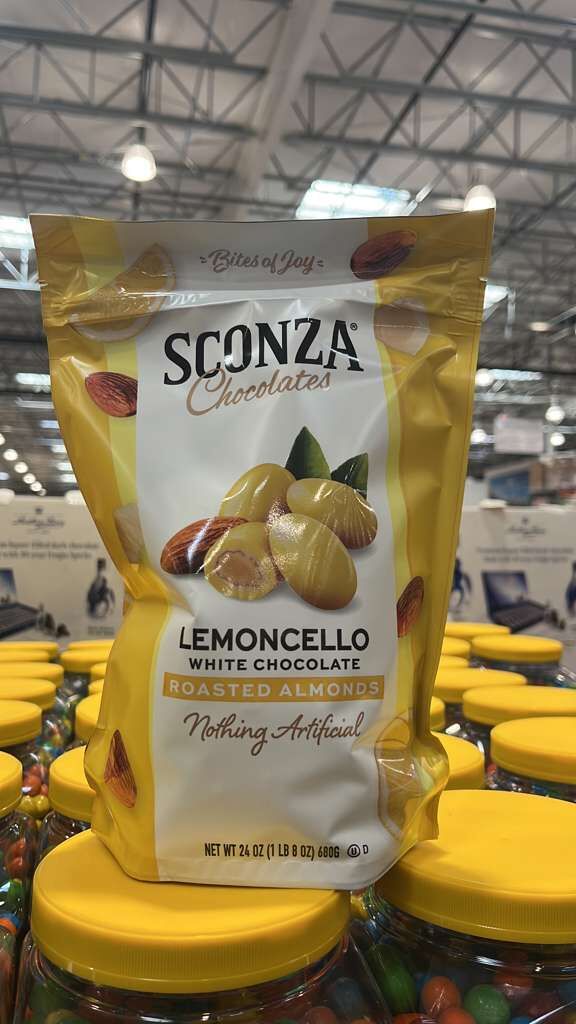 VV021 美國COSTCO Sconza 檸檬杏仁朱古力680G EXP:2027.01
