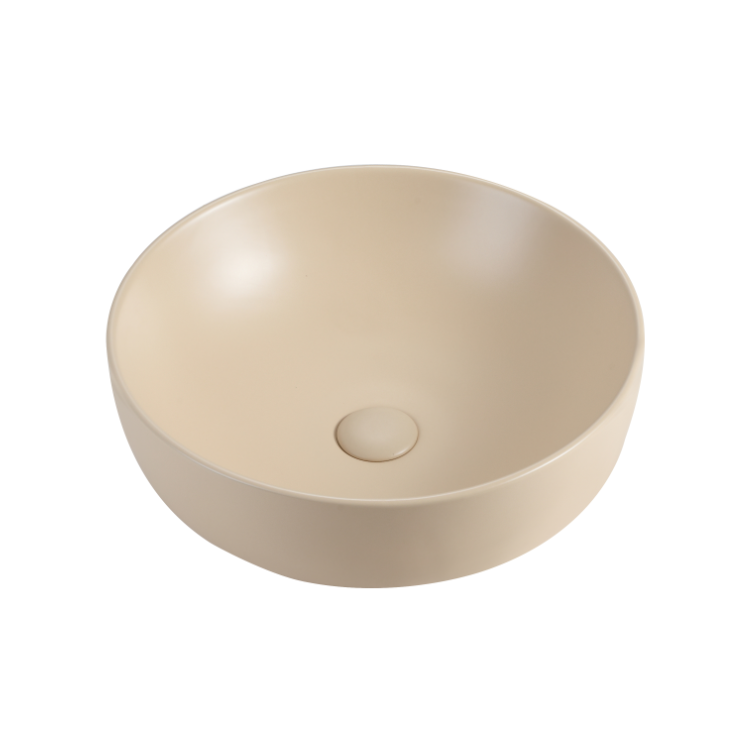 Vizio Round Countertop Basin (Matt Khaki)(VZ100101MK)