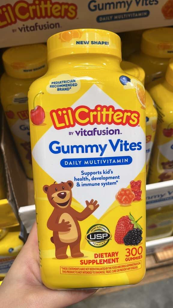 VV035 美國COSTCO LilCritters 兒童綜合維他命軟糖300粒(雜莓味) EXP:04.2027