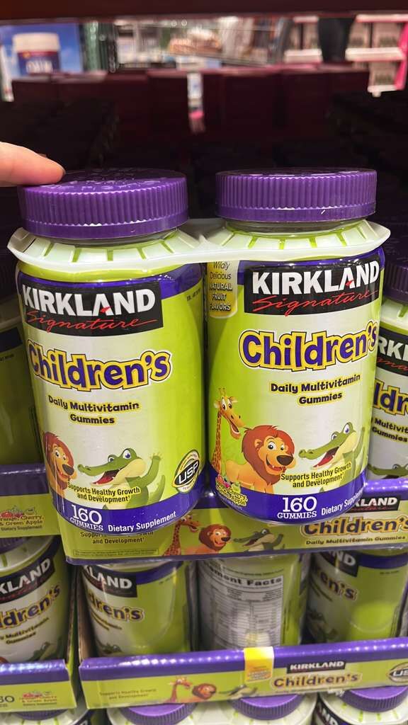 VV028 美國COSTCO Kirkland 兒童綜合維他命軟糖160粒 一套2件 EXP: 11.2026