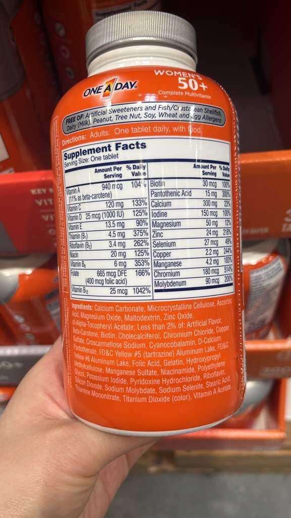 VV047 美國COSTCO ONE A DAY 女士50+綜合維他命300粒 EXP: 10.2027