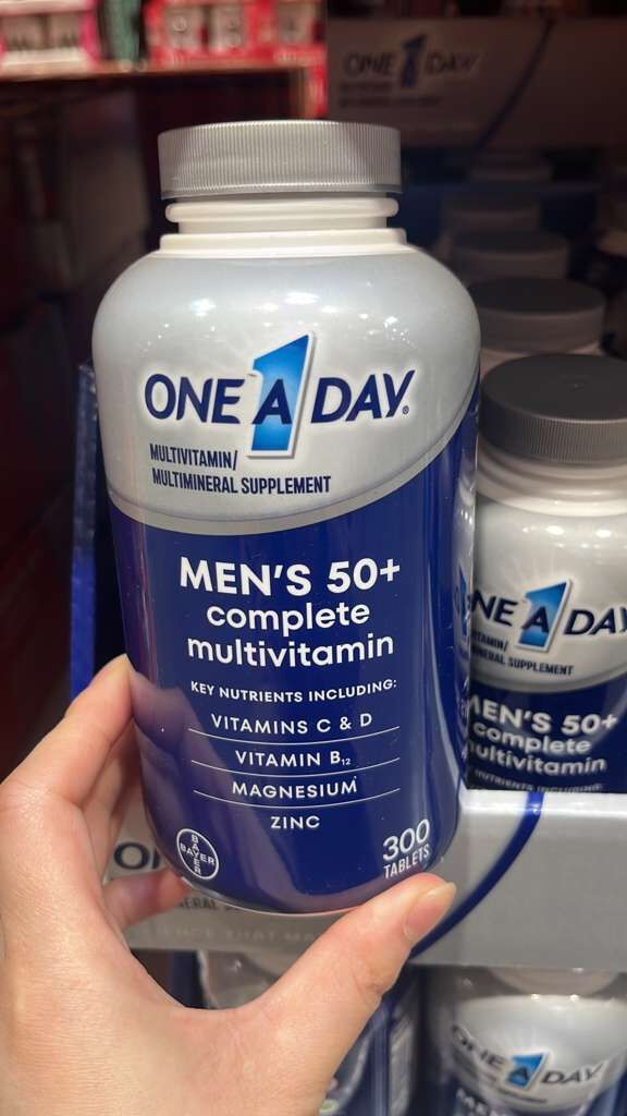 VV046 美國COSTCO ONE A DAY 男士50+綜合維他命300粒 EXP: 04.2027