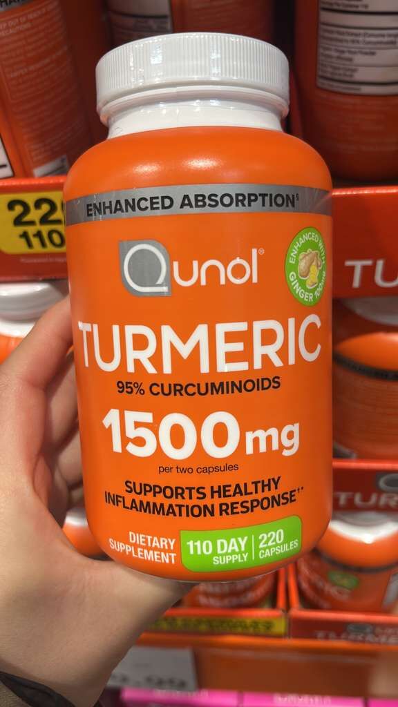 VV053 美國COSTCO Qunol 薑黃素1500mg 200粒 EXP: 09.2028
