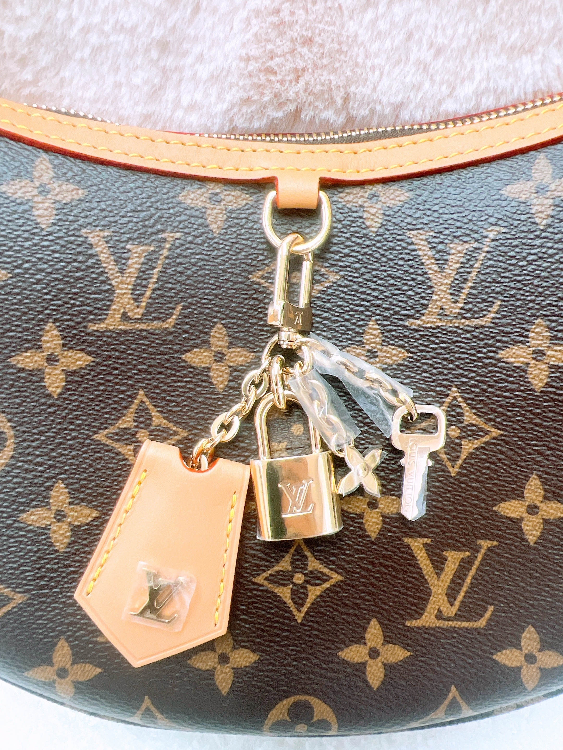 *Unused* Lv looping (brown monogram)