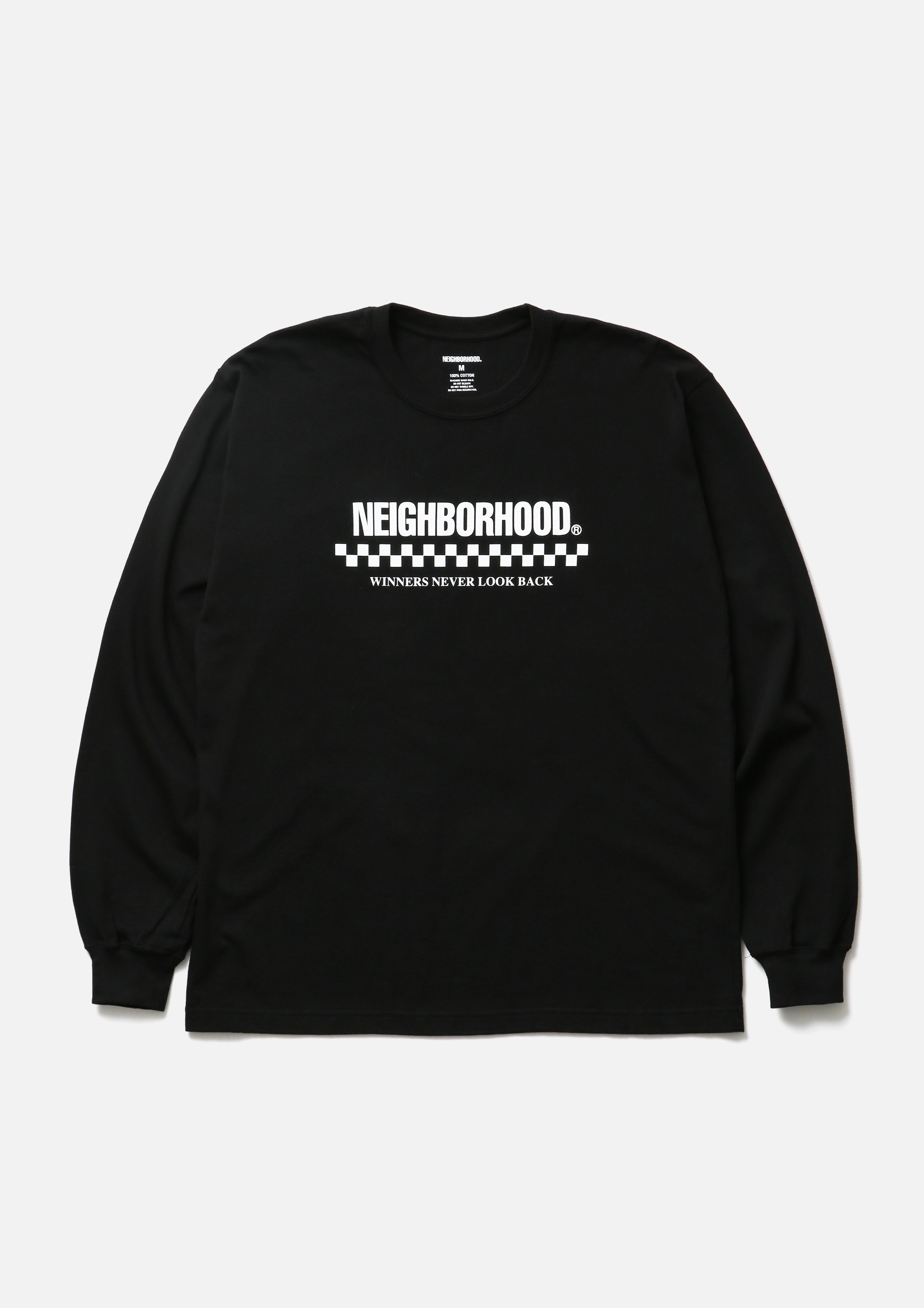 『代購+現貨商品』2026SS NEIGHBORHOOD NH TEE LS-2 賽車 棋盤格 LOGO 長T 現貨 261PCNH-LT02