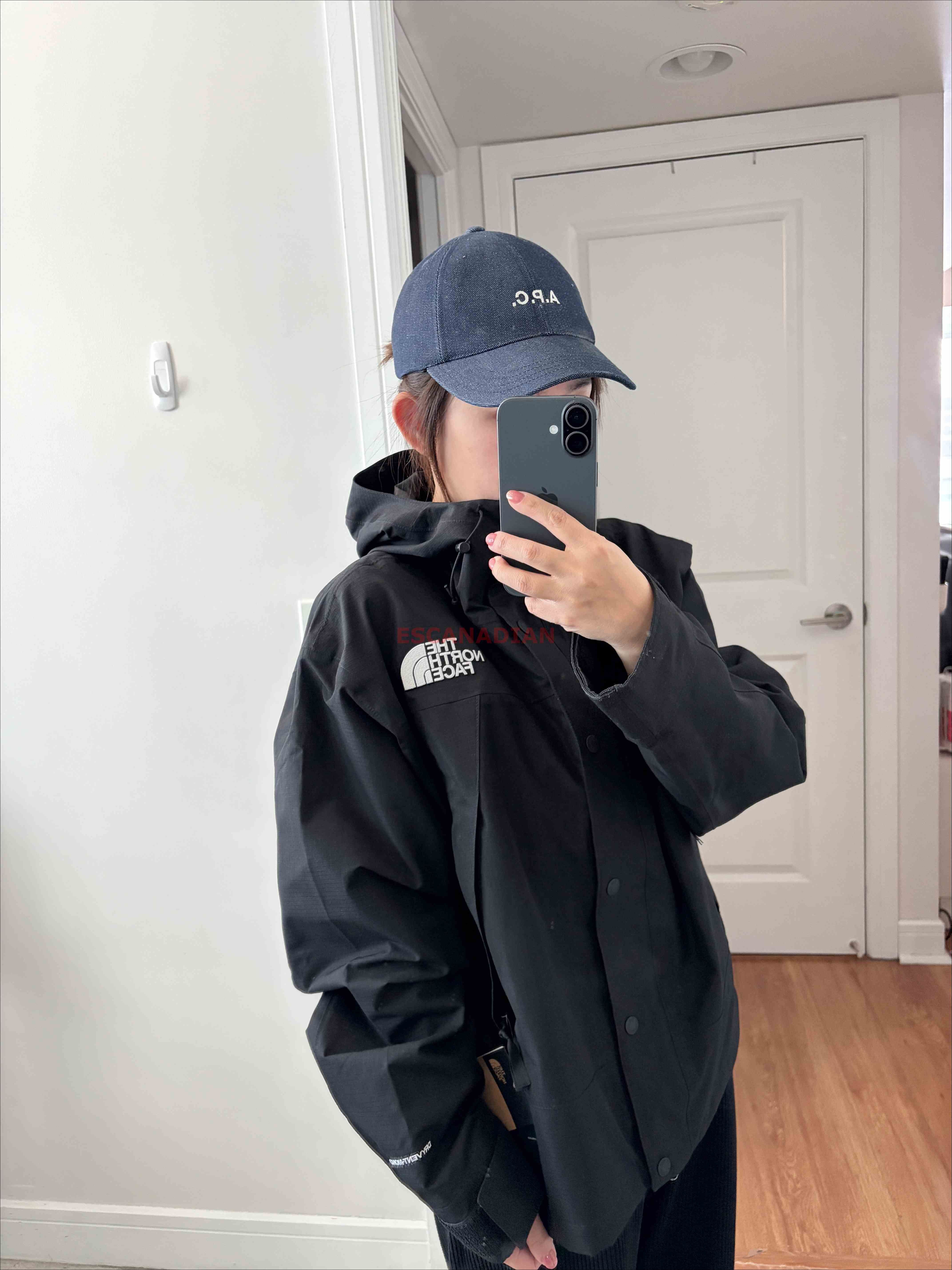 THE NORTH FACE 女大人 Dryvent Mono 高端 多功能 大刺繡正反標 小寬版 衝鋒外套 (可當三合一外套)