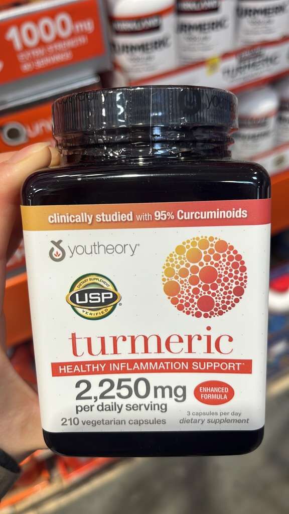 VV056 美國COSTCOYoutheory 薑黃素2250mg 200粒素食膠囊 EXP: 10.2027