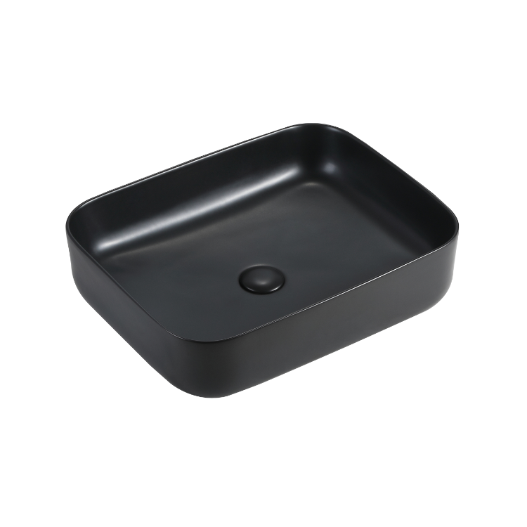 Vizio Rectangular Countertop Basin (Matt Black)(VZ100201MB)
