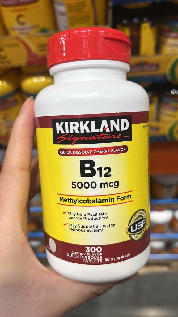 VV048 美國COSTCO Kirkland B12 5000mcg 300粒 EXP: 08.2029