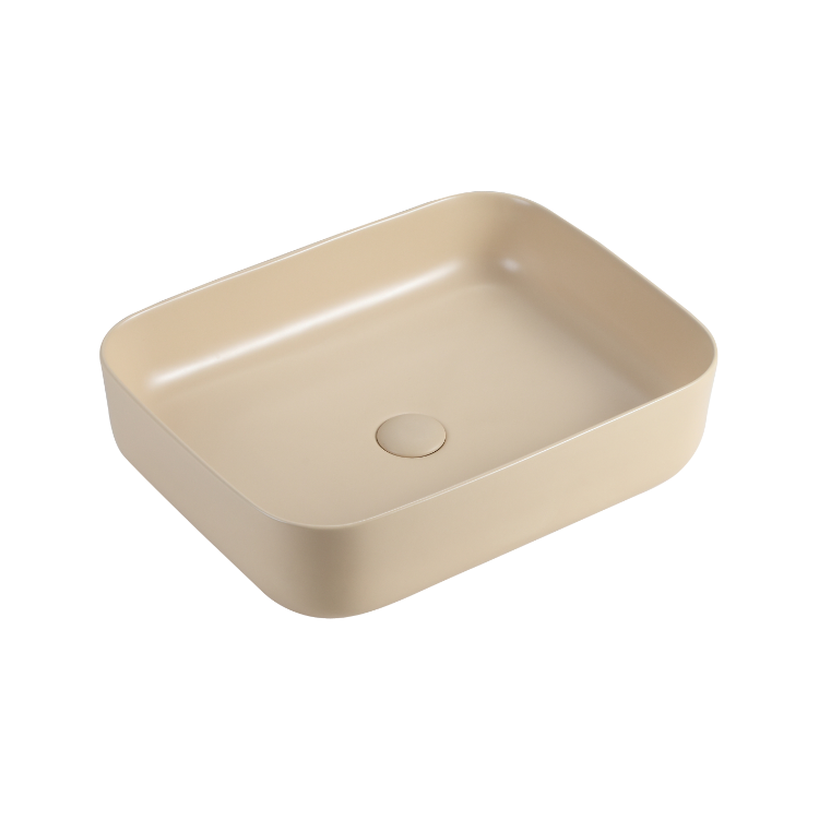 Vizio Rectangular Countertop Basin (Matt Khaki)(VZ100201MK)