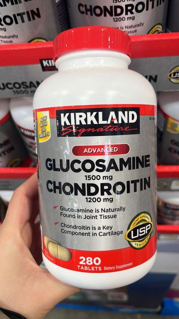 VV043 美國COSTCO Kirkland 葡萄糖胺軟骨素 280粒 EXP: 07.2029